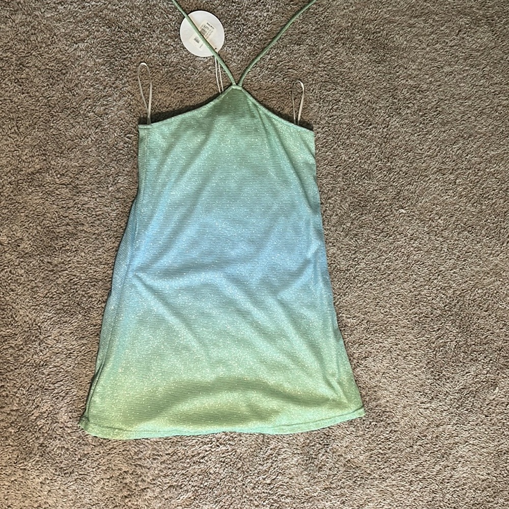 geo mini dress